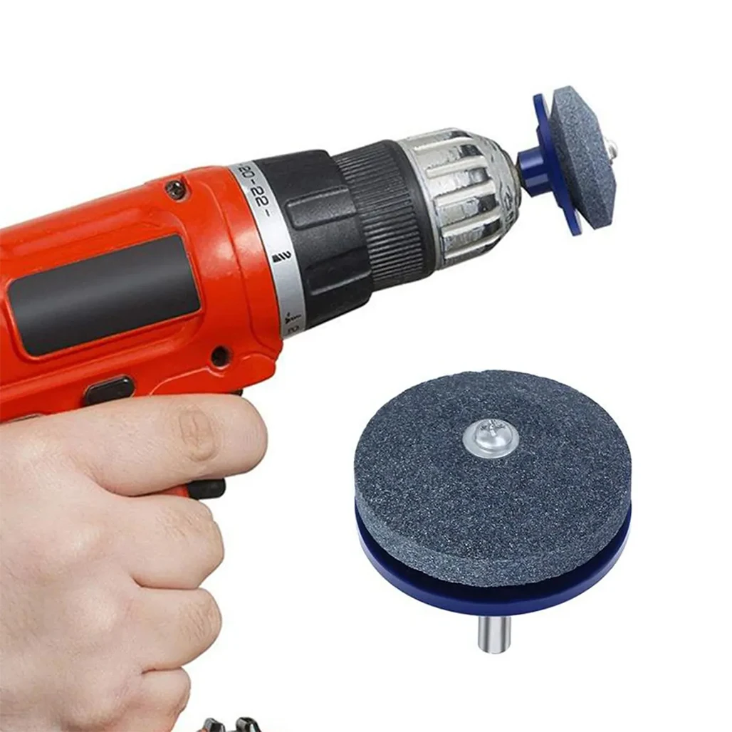 Grinding Stone Electric Knife Sharpener, Wind Power Mower Wear Resistant Knife Sharpener Grinding Head Tool LK-AA122