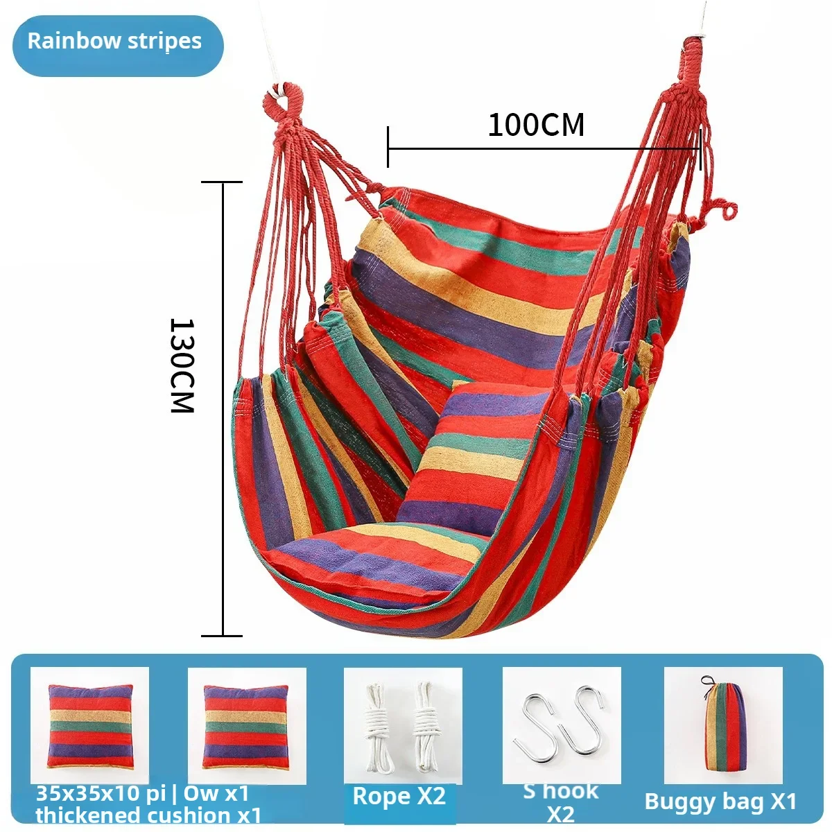 Hammock Chair Hanging Swing Se - Camping Outdoor Or Indoor review and price