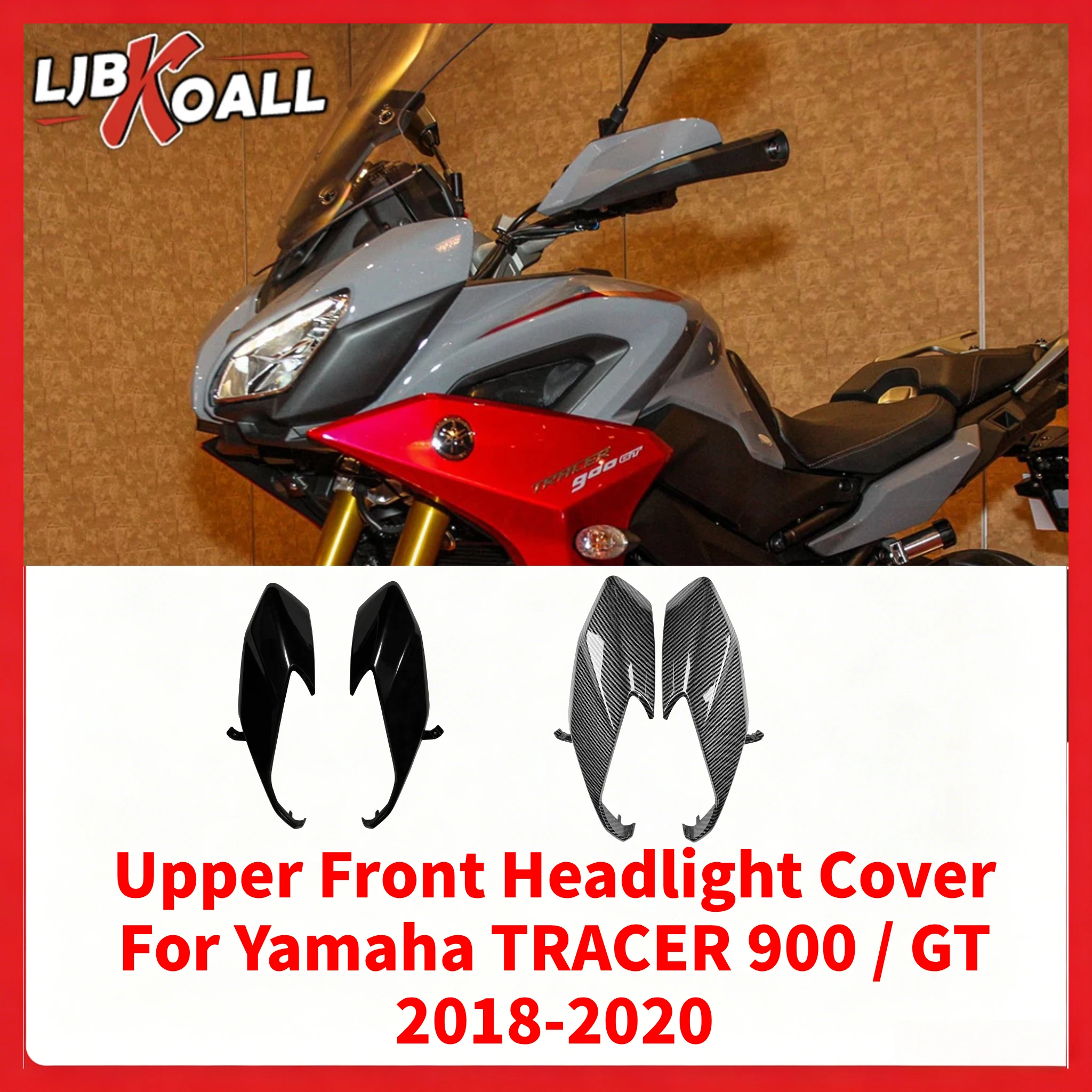 

Motorcycle Upper Front Headlight Cover Side Panel Fairing Protector Cowl For Yamaha TRACER 900 Tracer900 GT 900GT 2018-2020 2019