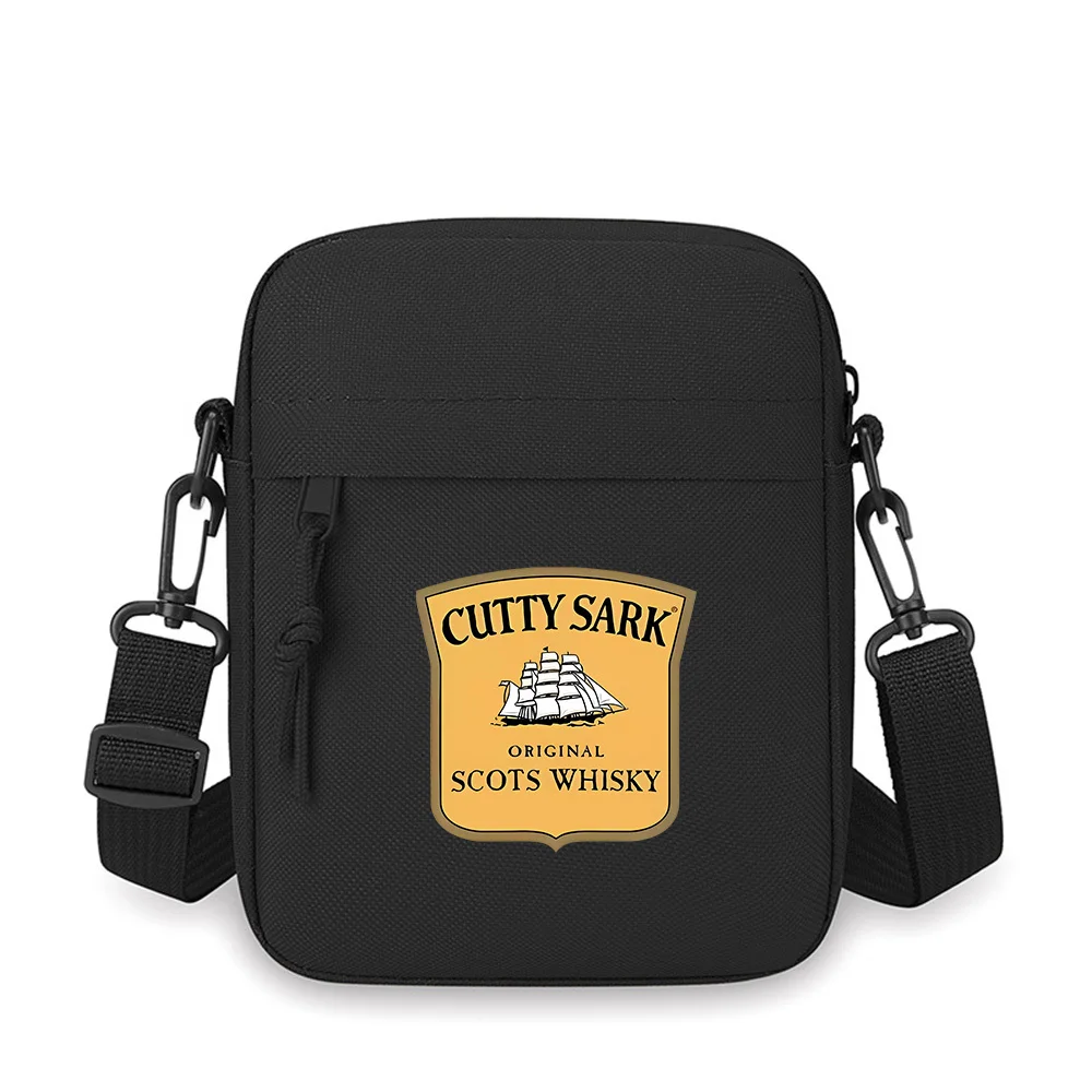 

Sailing ship logo,original scotch whisky. Men Crossbody Bag Single Shoulder Women Cartoon Anime Film Printing Design Unisex