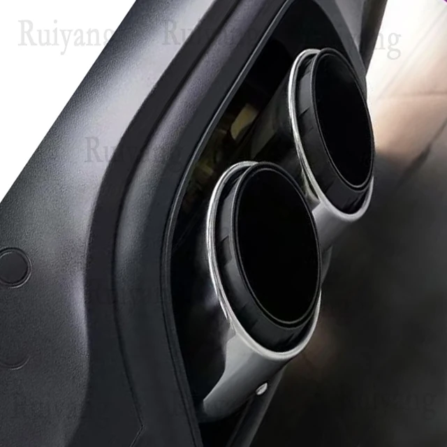 2018-2024年式カイエンクーペ9Y0用排気管テールパイプスポーツエキゾーストデュアルアウトレットから4アウトレットへ