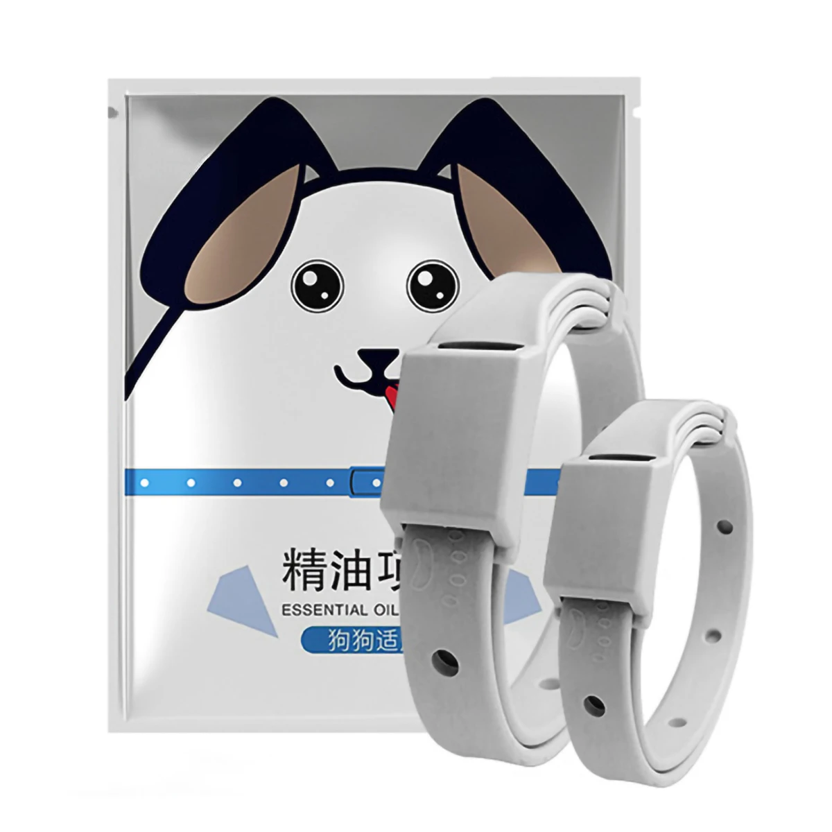 Anti-Floh-Zecken-Halsband für Katzen, kleiner Hund, antiparasitisch, 8 Monate Schutz, verstellbares Welpen-Kätzchen-Halsband, abtrünniges Haustierzubehör