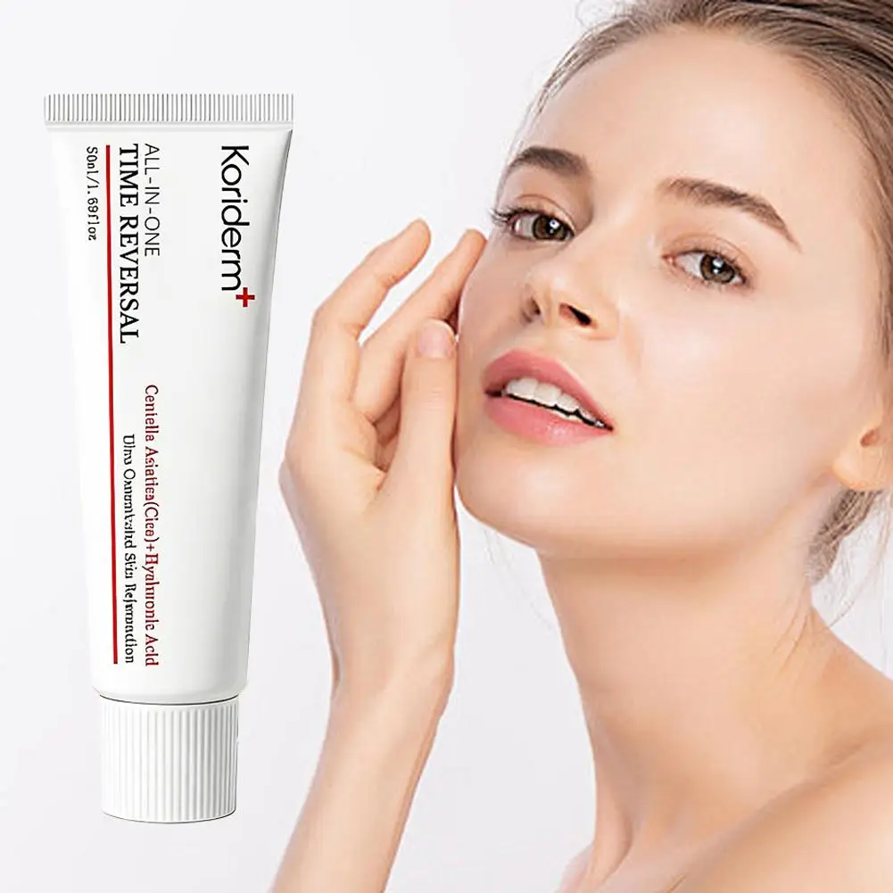 

Koriderm Time Reversal Cica Cream Centella Asiatica & Hyaluronic Acid Anti Oxidative, Brightening, Firming for All Skin Types