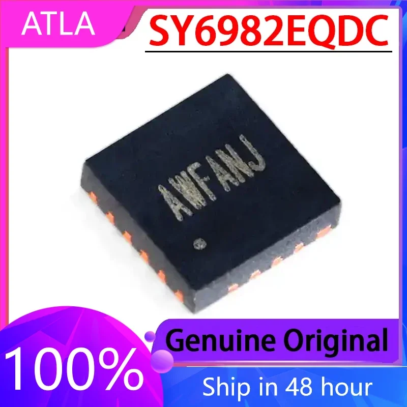 

5PCS NEW Original SY6982EQDC Screen Printed AWF QFN-16 Boost Lithium-ion Battery Charger IC Chip