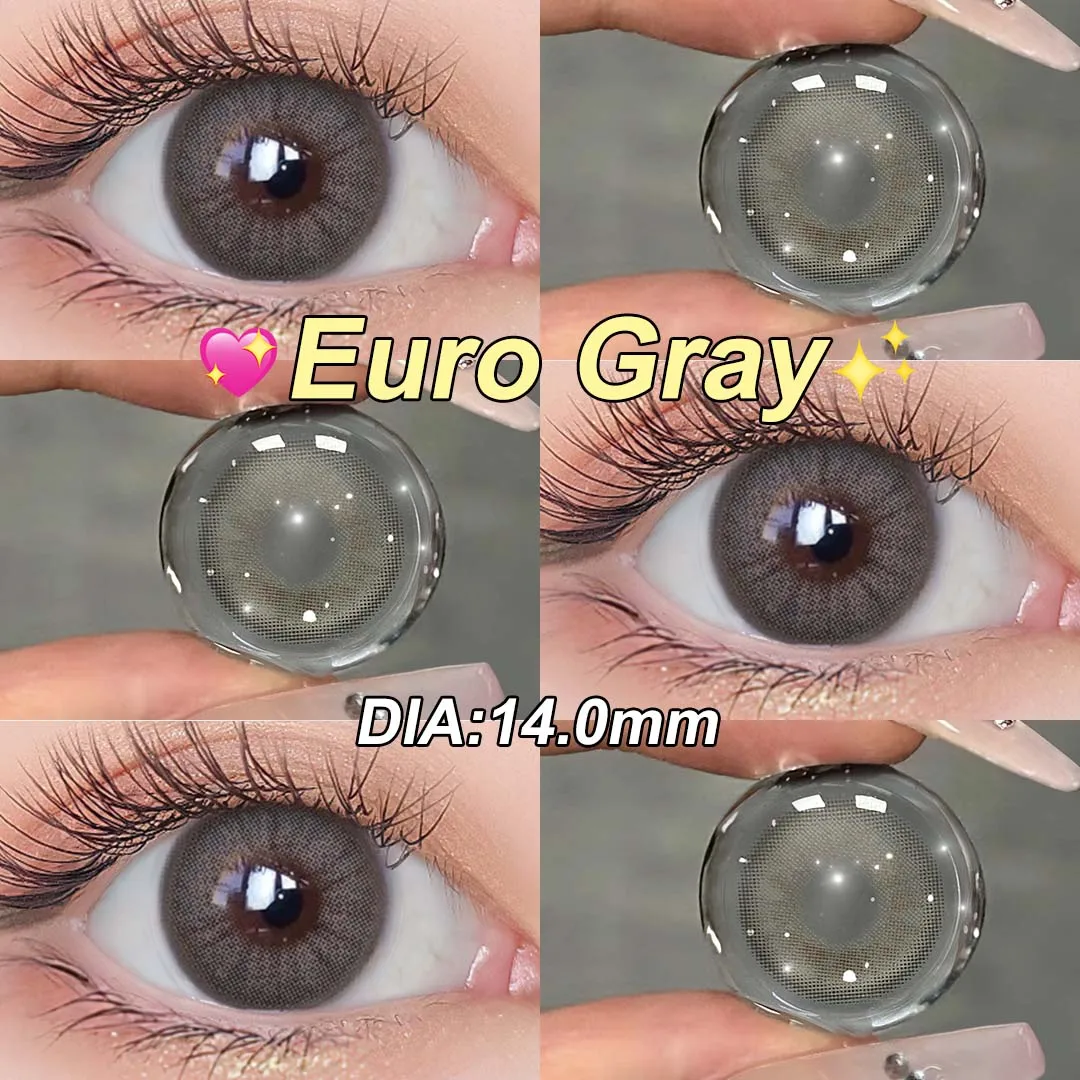 MAGISTER Desire II Lime Green Colored Contact Lenses For Eyes Colored Lenses Beauty Cosmetic Contacts Lens 14.0mm 1Pair 6 Months