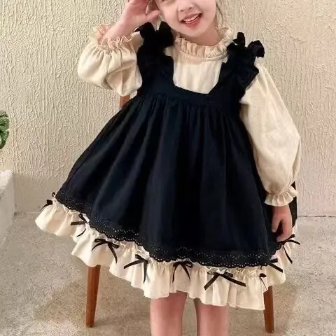 Sweet Cute Black Night Dress Cake Princess Dress Evening Dress