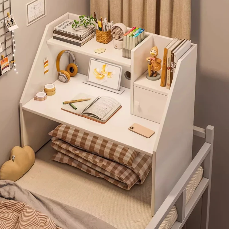 

Bed Small table College student dormitory upper bunk Desk lower bunk