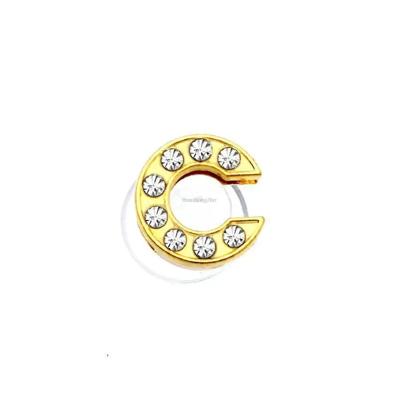 1 Stuks Gouden Letters Metalen Schoen Charmes Kristal Diamant Legering Bedels Schoenen Accessoires Gesp Hoge Kwaliteit Schoenen Decoratie