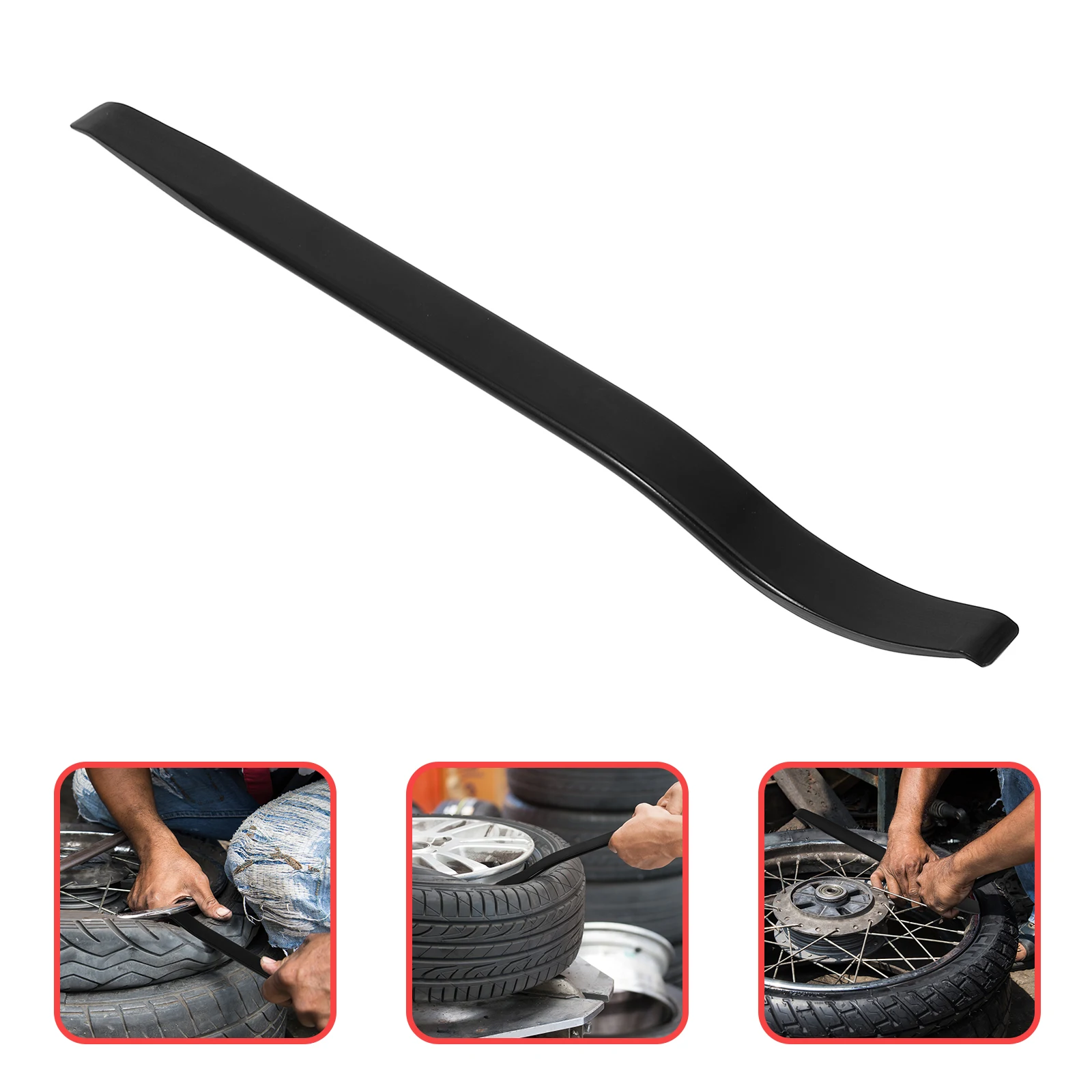

Motorcycle Tire Pry Bar Durable Curved Repair Tool For Flat Tire Removal Strong Lightweight Suitable For Most Bikes