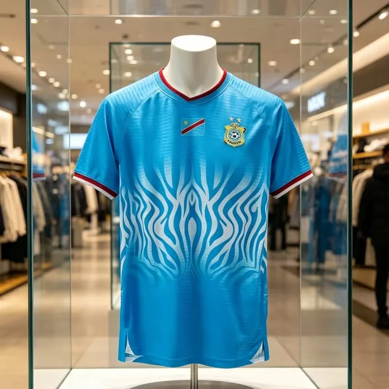 Congo Style Team Jersey Breathable Quick Drying Thai Version Sports Football Jersey on Field Training Family Matching Outfits