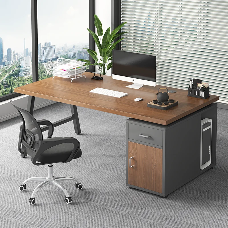 

Minimalist Design Office Desk Storage Executive Modern Computer Office Desk Aesthetic Modern Meuble Bureau Commercial Furniture