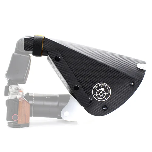 Imagen 2 del producto Cubierta de pezuña de calibre, difusor de Flash Universal, Softbox, Reflector de luz de velocidad, accesorios de cámara Snoot para disparar lentes Macro