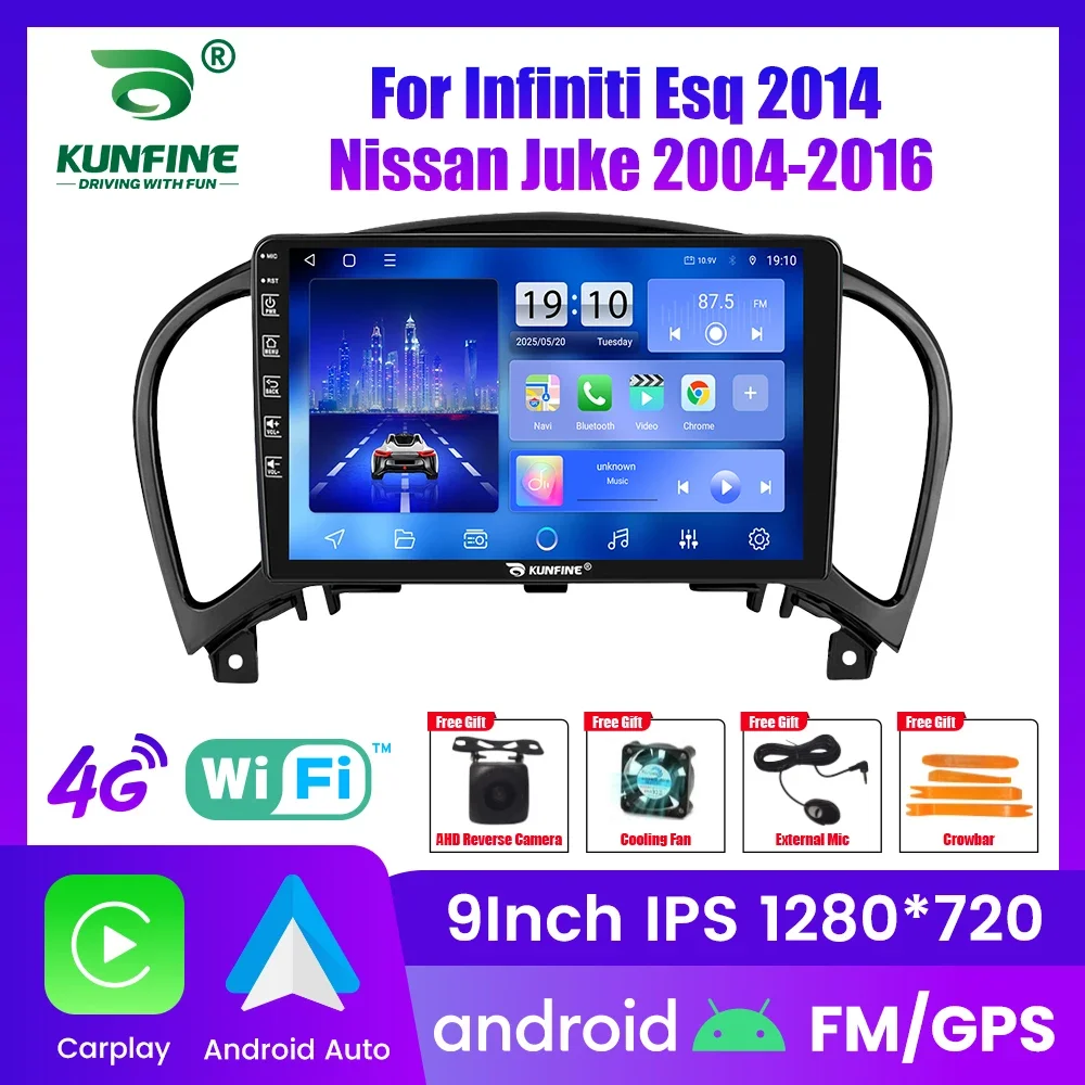 

Автомобильное радио Android для Infiniti Esq 2014 Nissan Juke 2004-2016, GPS-навигация, мультимедийный видеоплеер, Carplay, Android, авто стерео