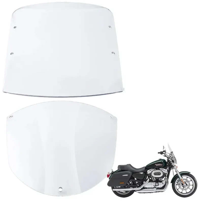 For Harley Sportster XL 1988-2016 Dyna 1995-2005 FXR 1986-1994 Motorcycle Windshield Quarter Fairing Kit Motorbike