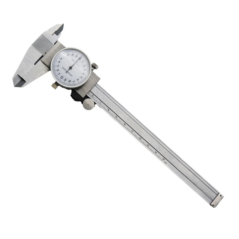0 150mm Metric for dial Vernier Caliper Measuring Tool with Shock for proof Build for Precise Internal External Depth and Step
