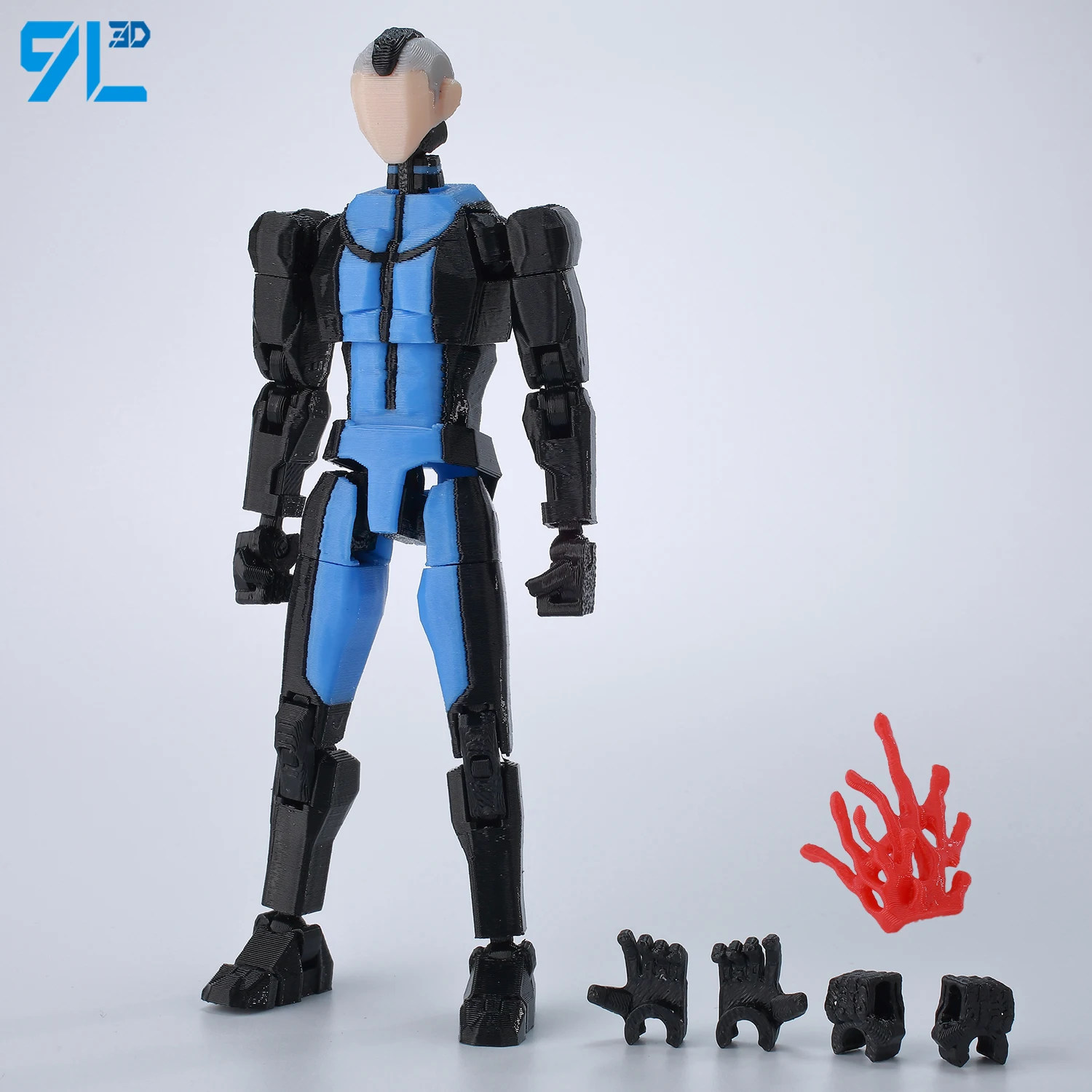 9L3D Superhero Team Invincible Boy Heroes Action Figure Lucky13 Dummy13 Veelkleurige T13 Multi-Jointed Collectible Toys Titan13