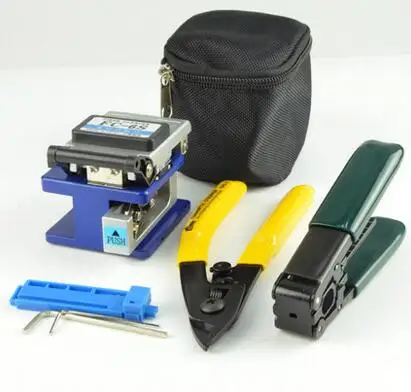 AliExpress Hot Selling FTTH Fiber Cold Connection Tool Power Meter Visual Fault Locator Fiber Cleaver Optical Fiber Tool Kits