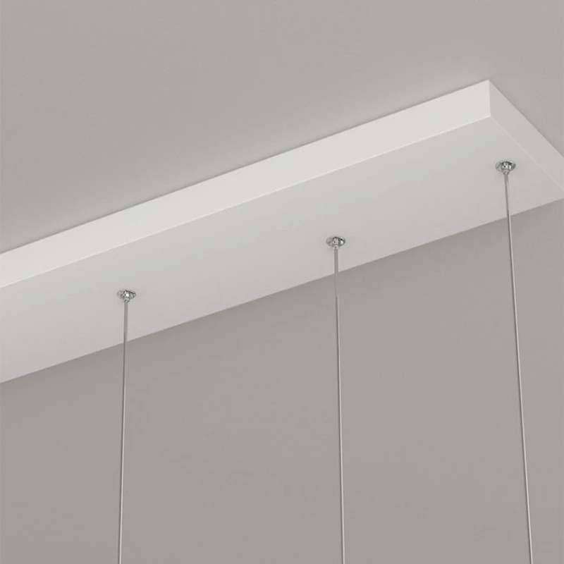 Modern Simplicity Long Strip Chandelier Kitchen Island Dining Tables Teahouse Pendant Lamp Indoor Lighting Hanging Fixture