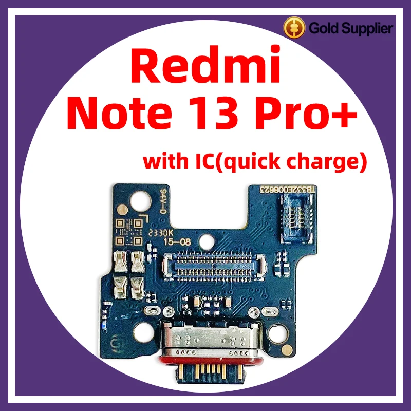 For xiaomi redmi note 13 pro plus 5G note 13 pro+ Dock Connector USB Charger Charging Port Flex Cable Board Replacement