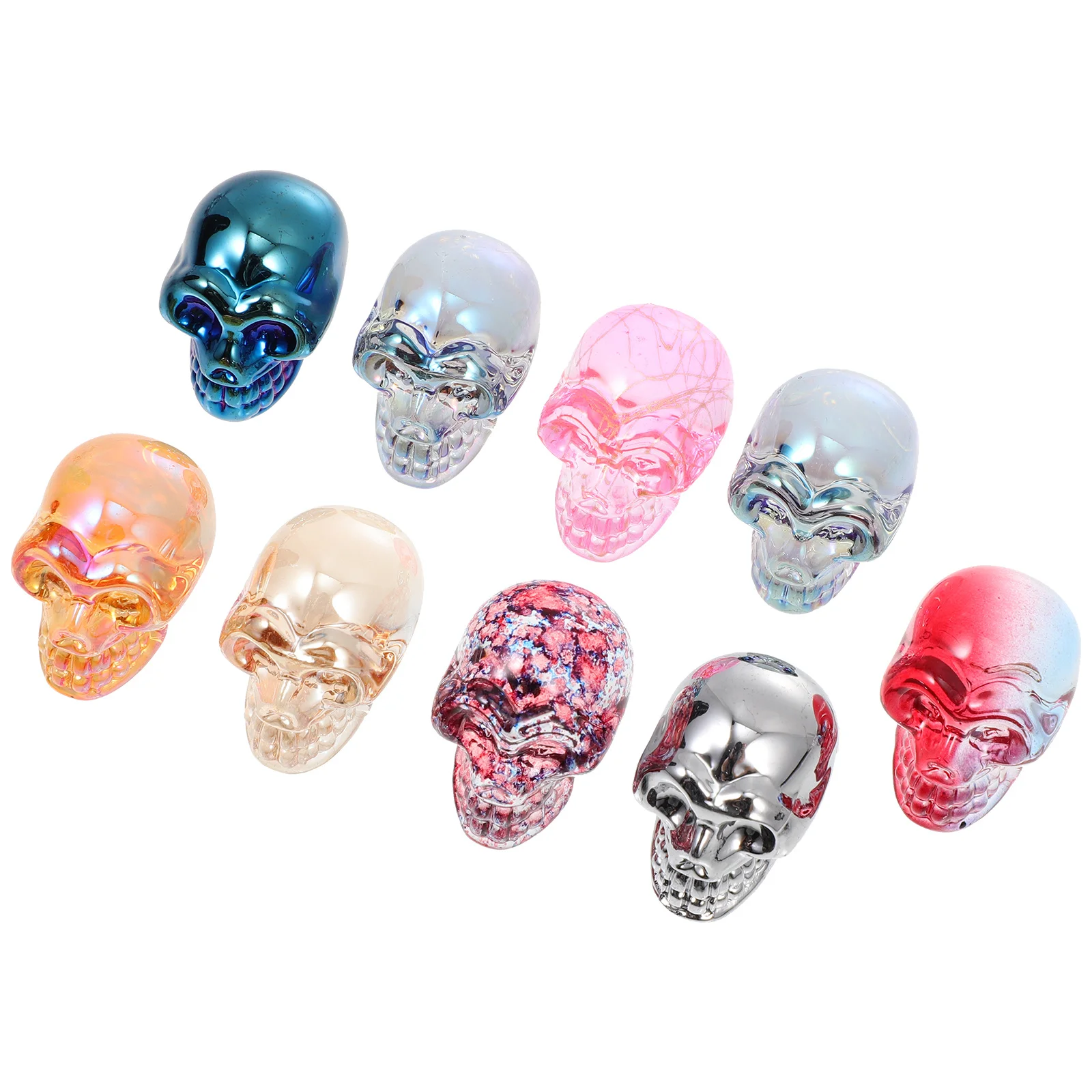 

9Pcs Crystal Ornament Unique Artistic Desktop Office Housewarming Decoration Gift Statue Desk Office Decor