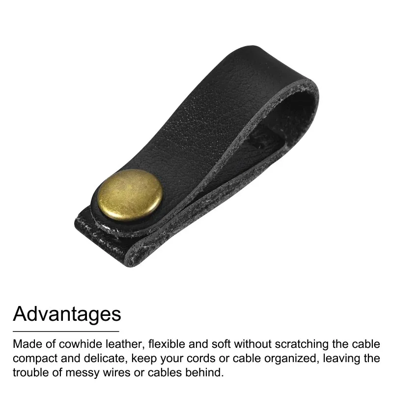 leather cable straps cable tie wraps cord management holder keeper cord organizer for usb cables headphone wires