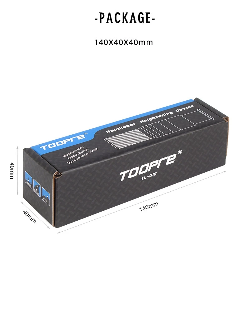 TOOPRE Höhe Spacer Riser Fahrrad Gabel Vorbau Extender Innen Fiameter 24,6-25,4mm 55mm Außendurchmesser 28,6mm für Mountain Road Bike – Detail 13