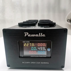 TP80 Audio Noise AC Power Filter Power Regulator Power Purifier Surge Protection with EU Socket Power Board 3000W 15A