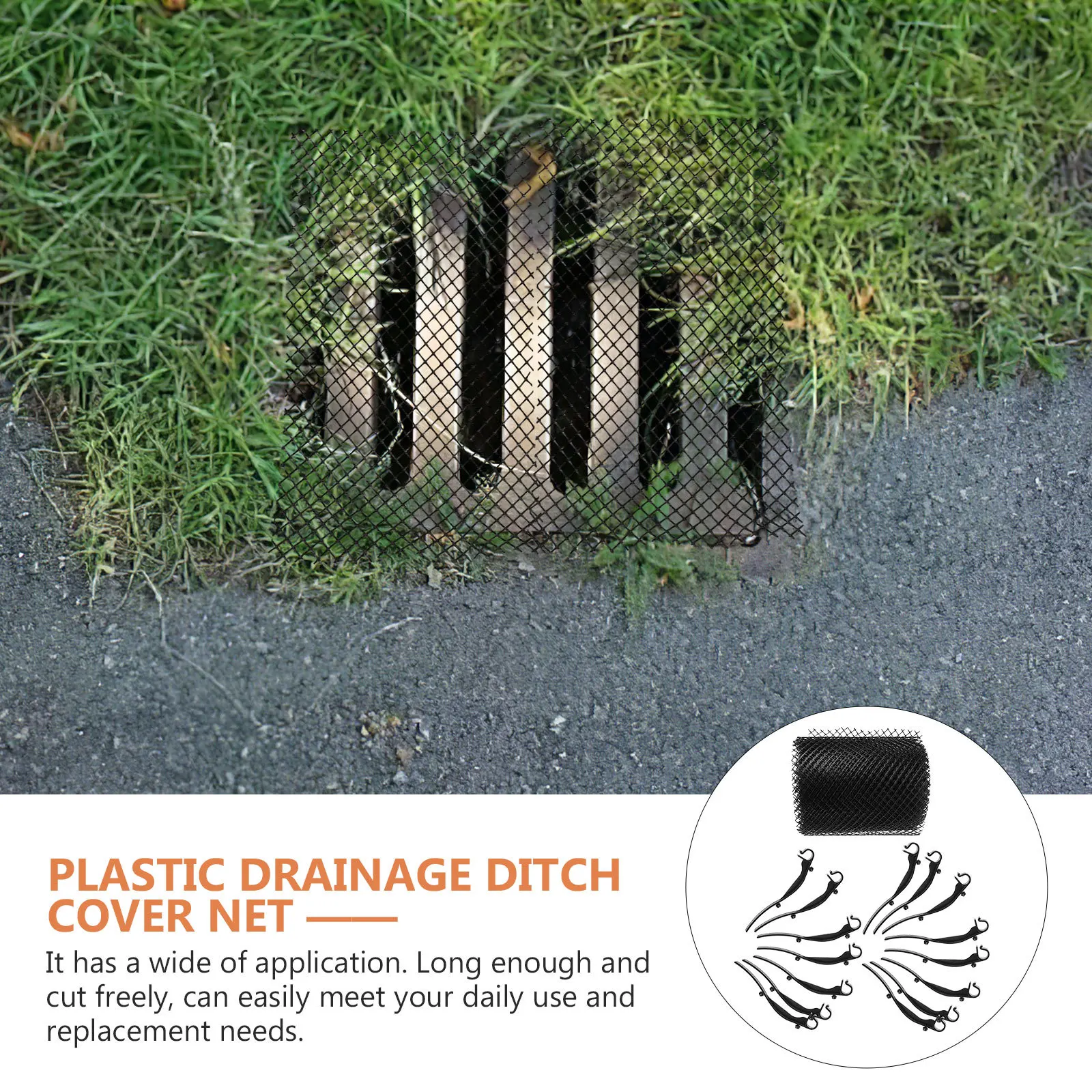 

Durable Gutter Guard Mesh Plastic Anti-Clogging Easy Install Home Supply Gutter Guard Anti-Blocking Filter Home Supply