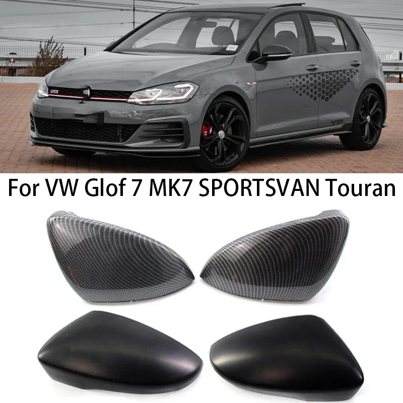 

For VW Golf MK7 7.5 GTI 7 7R 2014 2015 2016 2017 2018 2019 Car Rear View Side Mirror Covers Cap parts accessories