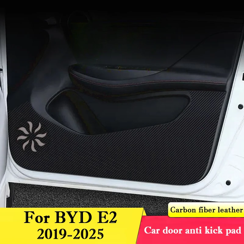 

Для BYD E2 2019-2025 автомобильная дверь, противоударная накладка, кожаная внутренняя защита, перчаточная коробка, антигрязные декоративные наклейки, автоаксессуары
