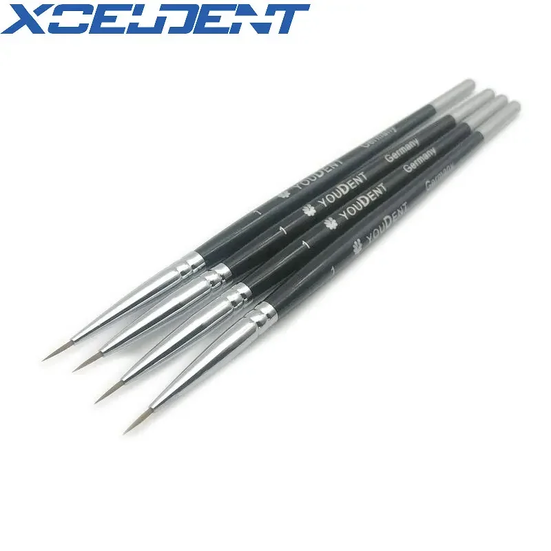 4pcs Dental Porcelain Brush Pen Dental Technician Tools Lab Supplies Detist Tools