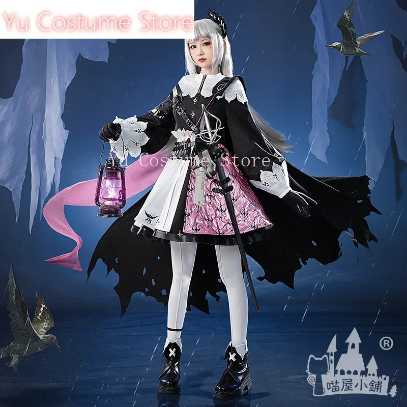 YuCostumeAnime! Arknights Irene Game Suit Elegant Lovely Uniform Cosplay Costume Halloween Carnival Party Role Play Outfit Women