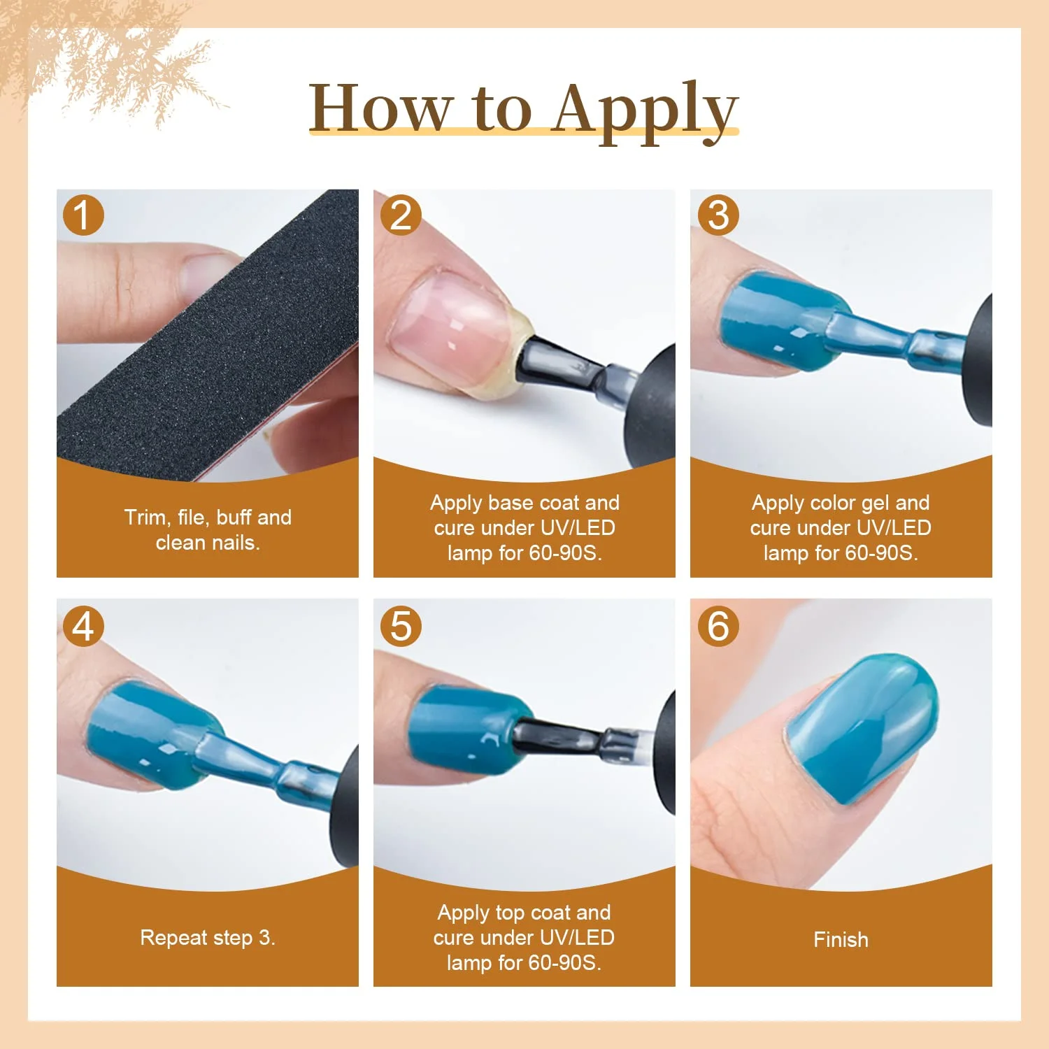 48 قطعة مجموعة طلاء الأظافر هلام-48 ألوان هلام البولندية عدة قاعدة معطف لامع ماتي وبريق معطف فوقي مجموعة طلاء الأظافر جمع الهدايا #6