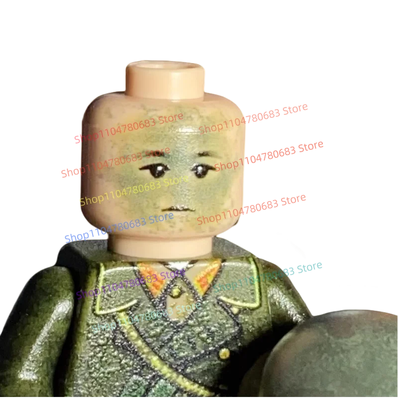

MOC Third-party New Military Doll Jinling Version Li Instructor Toy Building Blocks Gift Ornaments