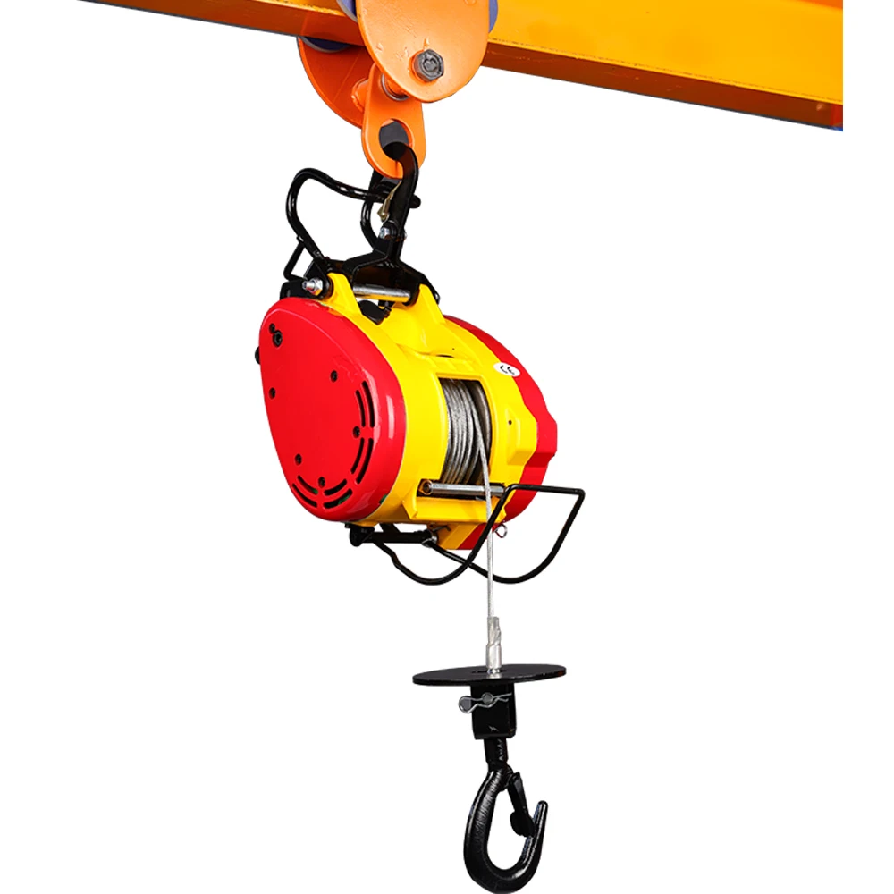 Portable 220V Electric Hoist 500kg Micro Crane For Use Hanging Design
