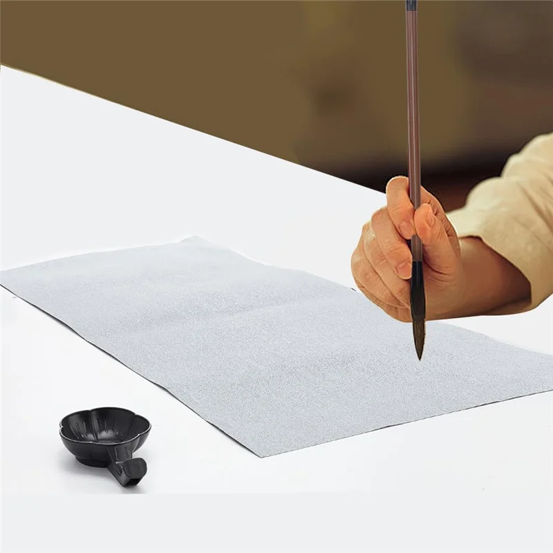 

EDT-Calligraphy Set Water Writing Cloth Set 12 Sheets Of Water Writing Paper 3 Sizes Of Brushes 1 Water Tray For Painting