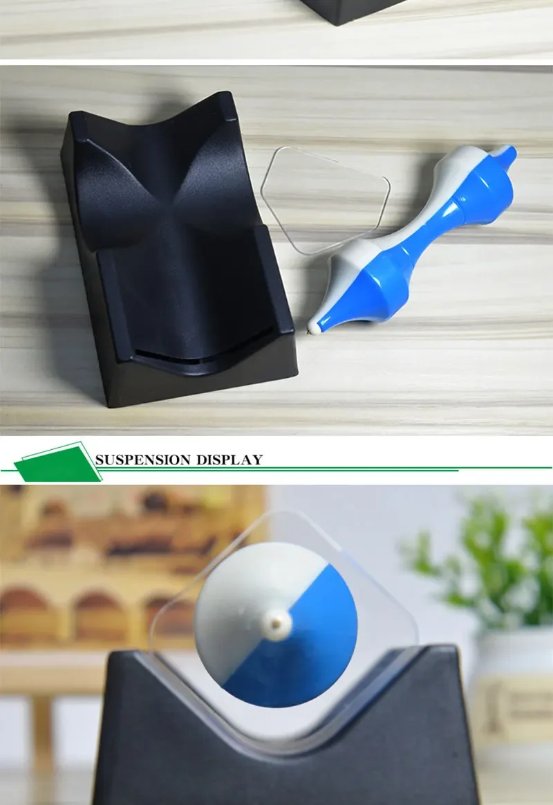 Perpetuum Motion Magnetisches, schwebendes, rotierendes Bastelspielzeug, Neuheit, Heimdekoration, keine Batterie erforderlich, pädagogisches wissenschaftliches Experiment – Detail 9