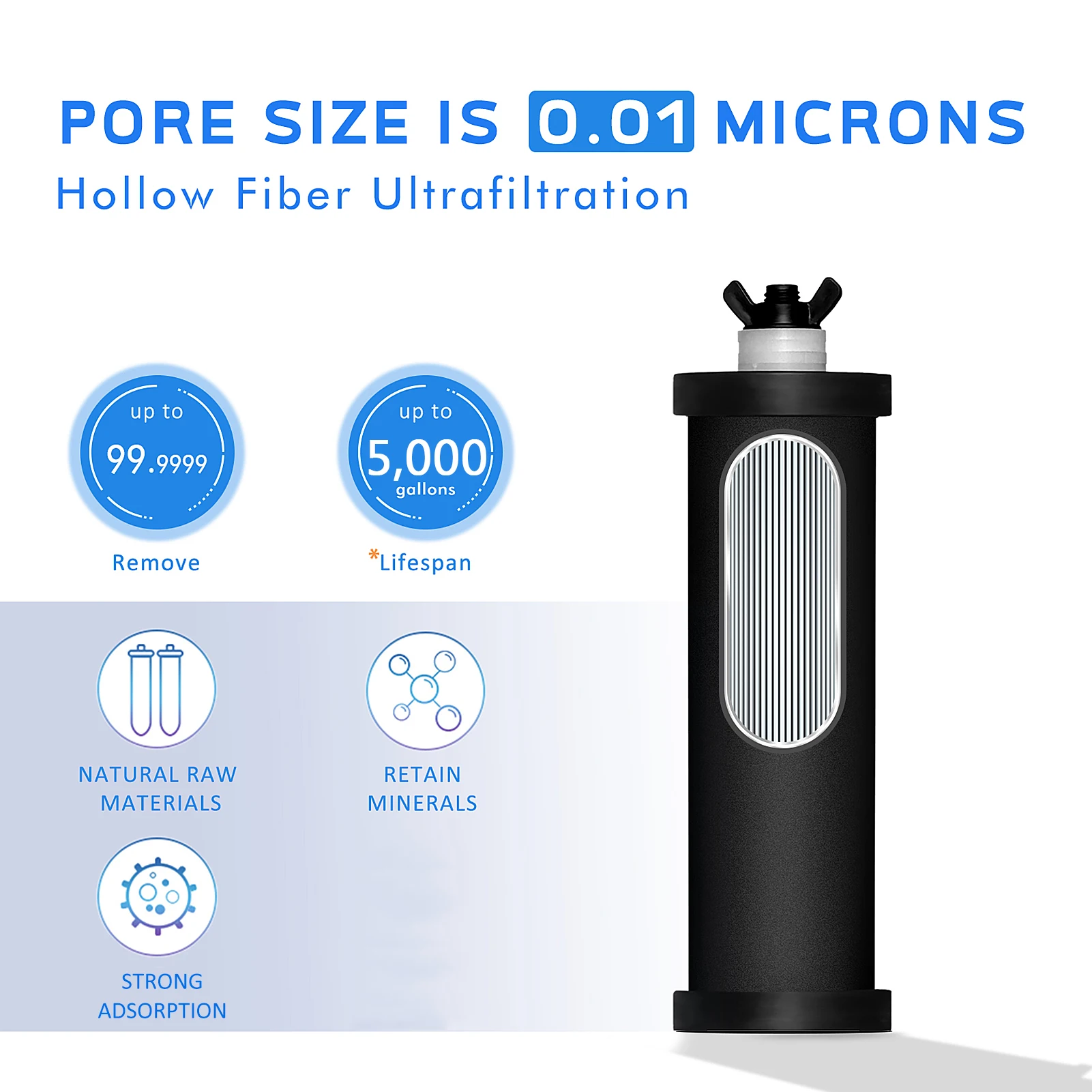 1 جالون نظام تصفية المياه نظام تصفية المياه 1 جالون الفولاذ المقاوم للصدأ كونترتوب نظام مع مرشحات نظام تصفية المياه عدة