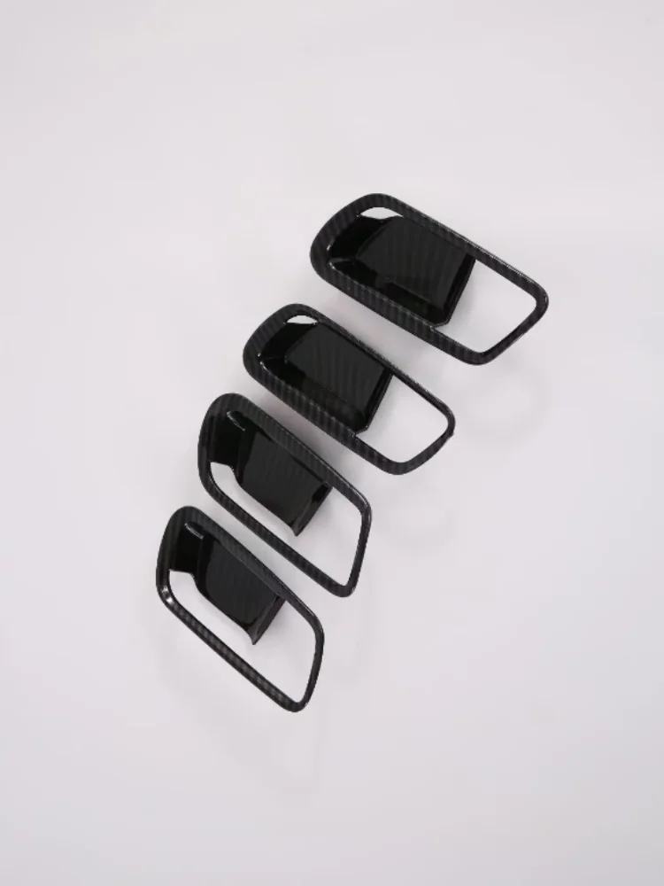 Car Styling Sticker Trim Door Inner Handle Bowl Armrest Handrail Frame Lamp Hood 4PCs For Toyota Prius 2019 2020 2021 2022