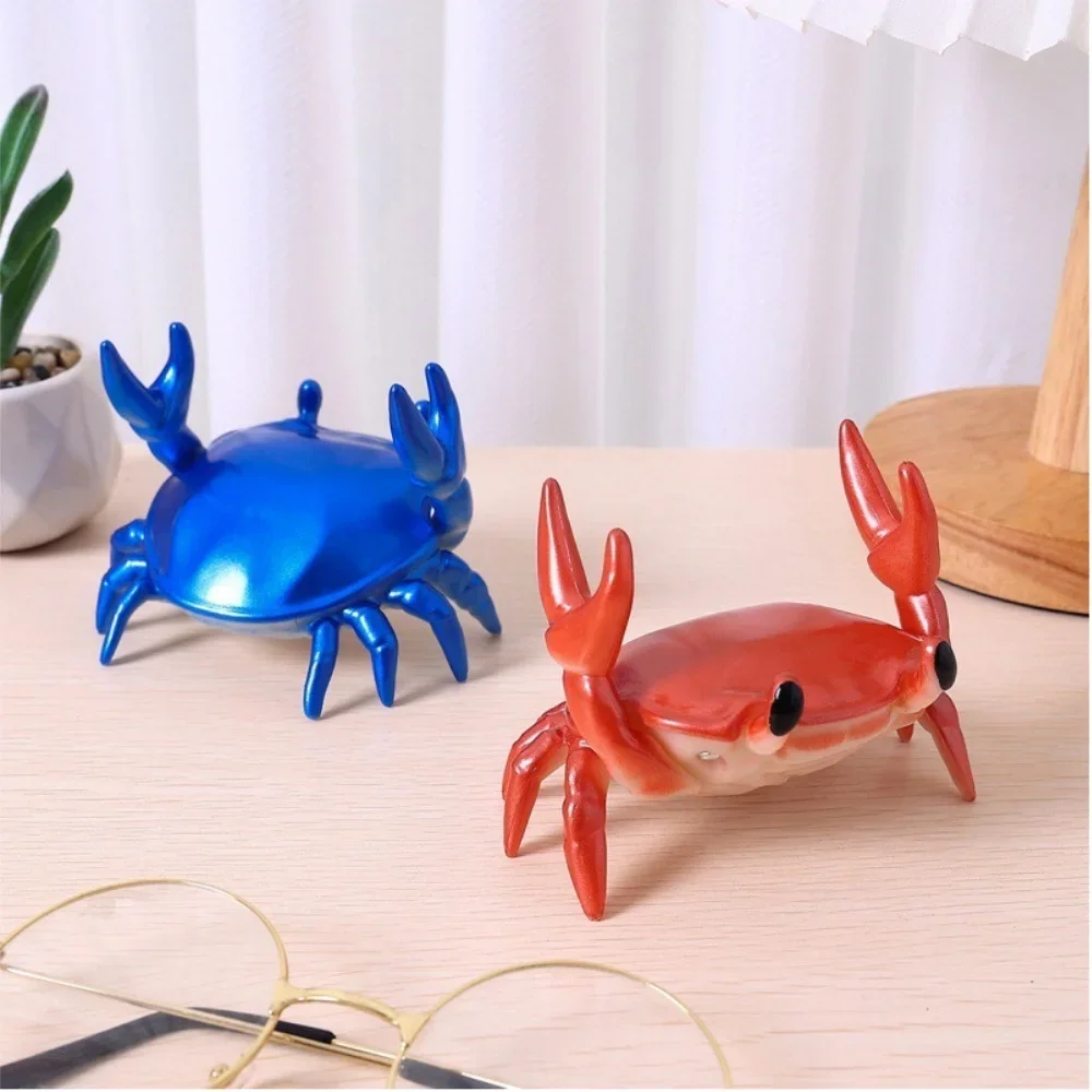 Organizzatore da scrivania e porta telefono multifunzionale a forma di granchio da 1 pezzo: portapenne decorativo unico e idea regalo personalizzata
