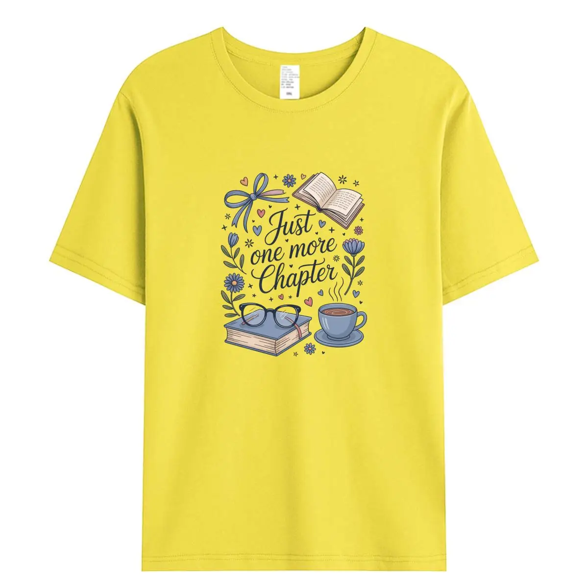 Women's Short Sleeve T Shirts 2026 Summer Oversized Tops 100% Cotton T-shirt New Love Reading Graphic Tee Female Tshirt Clothing