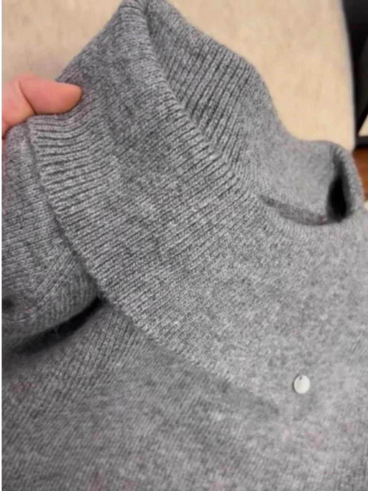 لينة Plu الدب المخملية طوق محبوك سترة المرأة الشتاء Sle العلوي طويل Sve الدافئة الحرارية الأساسية ملابس داخلية #3