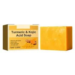 Kojic Soap Gently Cleanses The Face, Fades Spots, Brightens Skin, Moisturizes And Evens Skin Turmeric Kojic Acid Soap