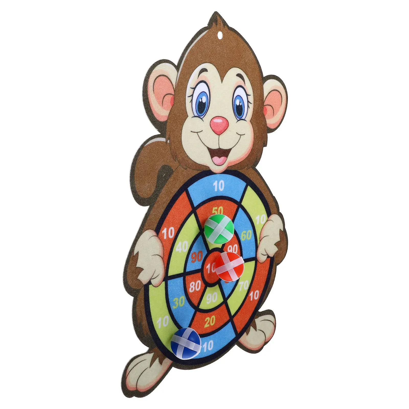 

1Set Sticky Ball Board Cartoon Dart Board Interactive Party Game for Parent Coordination Indoor Game Gift