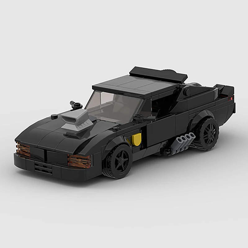 

V8 перехватчик MOC автомобиль скоростные чемпионы супер гонки F1 Mad Max автомобиль технический строительный блок кирпич Рождественский подарок город