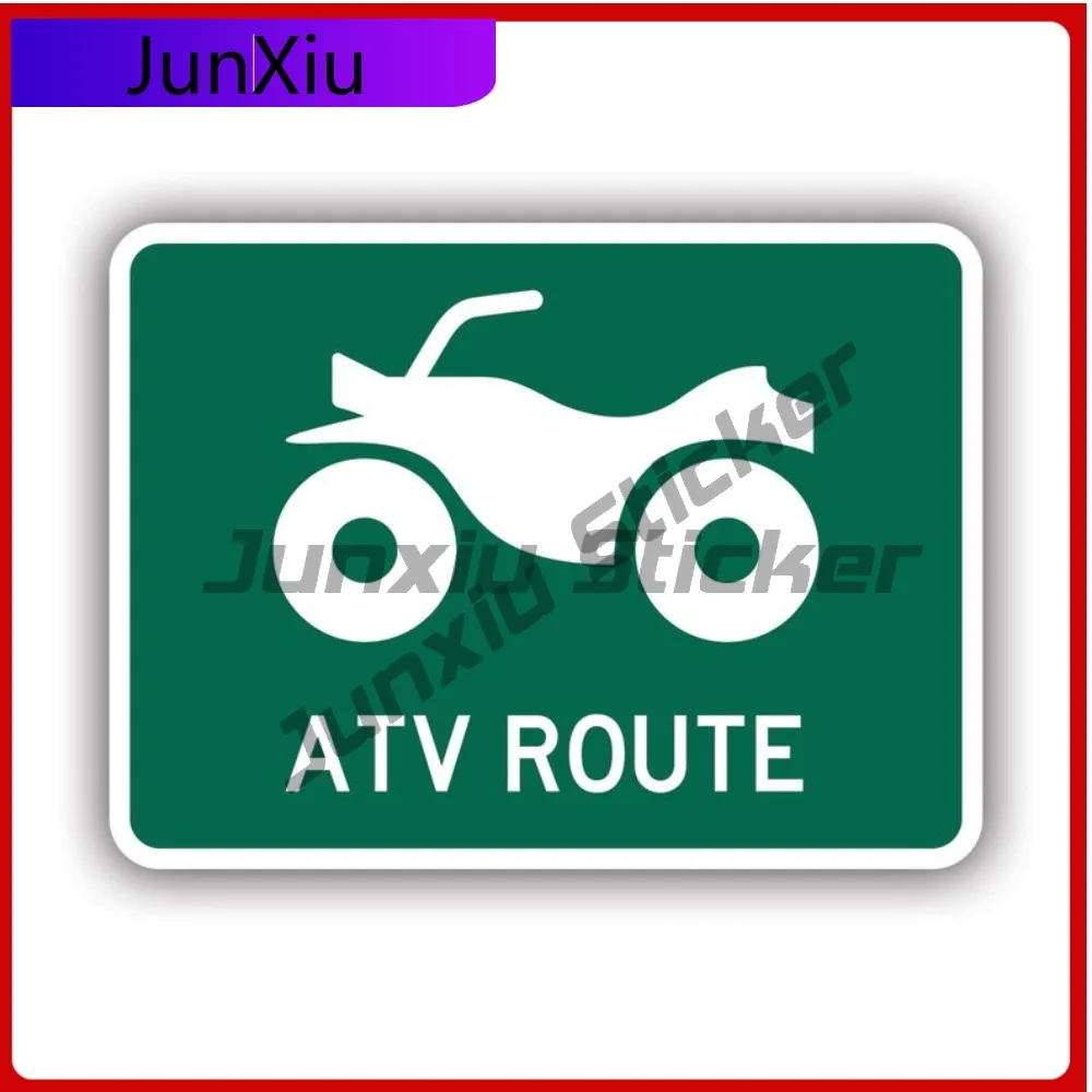 

Atv Route Sign Scratch Resistant Fade Resistant Racing For Car Window Helmet Truck Easy To Remove Self Adhesive Decor Anime