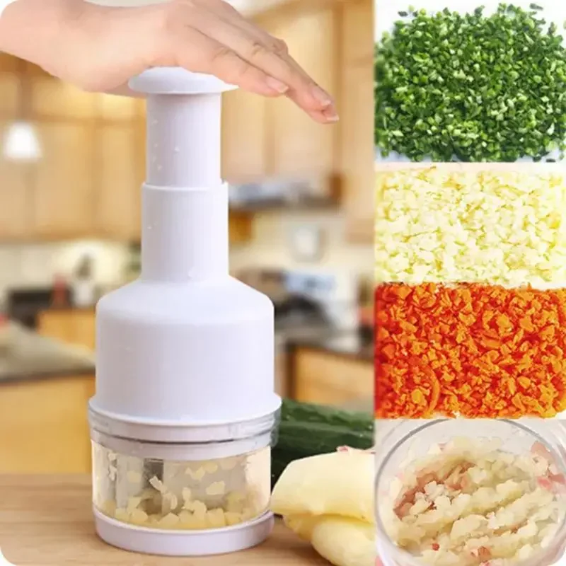 

Multi-function Manual Onion Chopper Garlic Crusher Pressing Food Cutter Vegetable Slicer Peeler Mincer Kitchen Tools Durable New