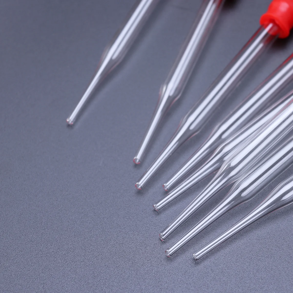 

10Pcs Droppers Silicone Glass Pipette Dropper Portable Durable for Home School Experiments 12cm Droppers Eye Dropper