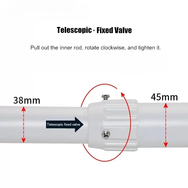 White/Black Universal Security Surveillance Dome Camera Ceiling Mount Bracket Holder Lengthen Hemispherical Telescopic Support