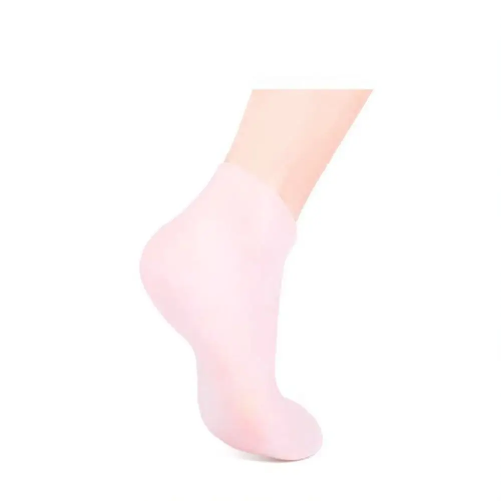 Soft Silicone Gel Socks Foot Moisturizing Protector Cracked Heel Repair Skin Care Pedicure Treatment Therapy Tool